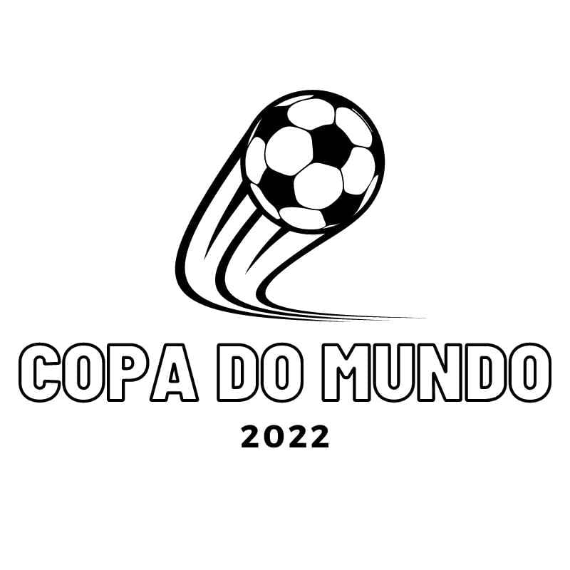 FIFA 2022 Logo Coloring Page