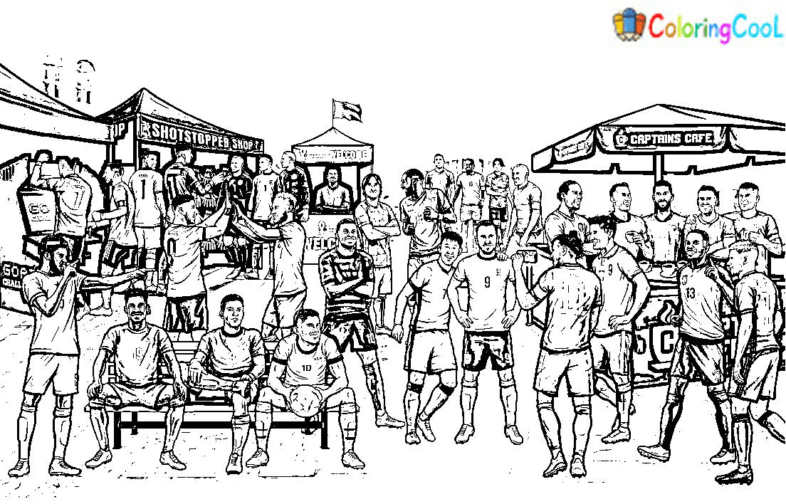 FIFA Picture Coloring Page