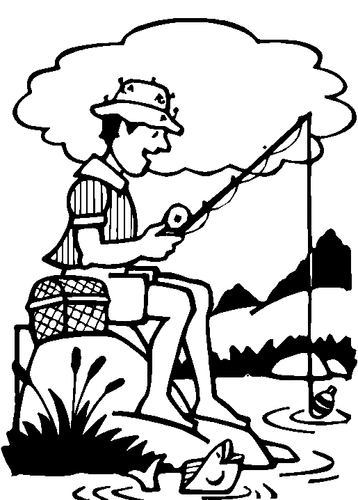 Fishing Coloring Pages