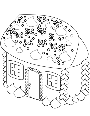 Gingerbread House Image For Kids