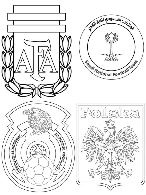 Group C Of FIFA World Cup 2022 Coloring Page