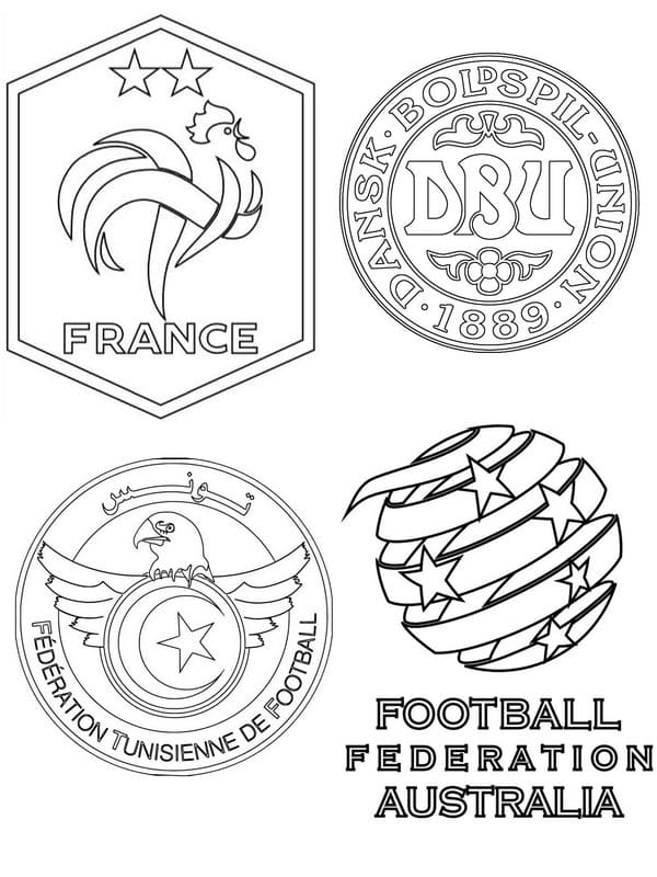 Group D Of FIFA World Cup 2022 Coloring Page