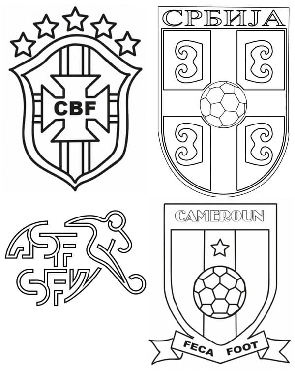 Group G Of FIFA World Cup 2022 Coloring Page