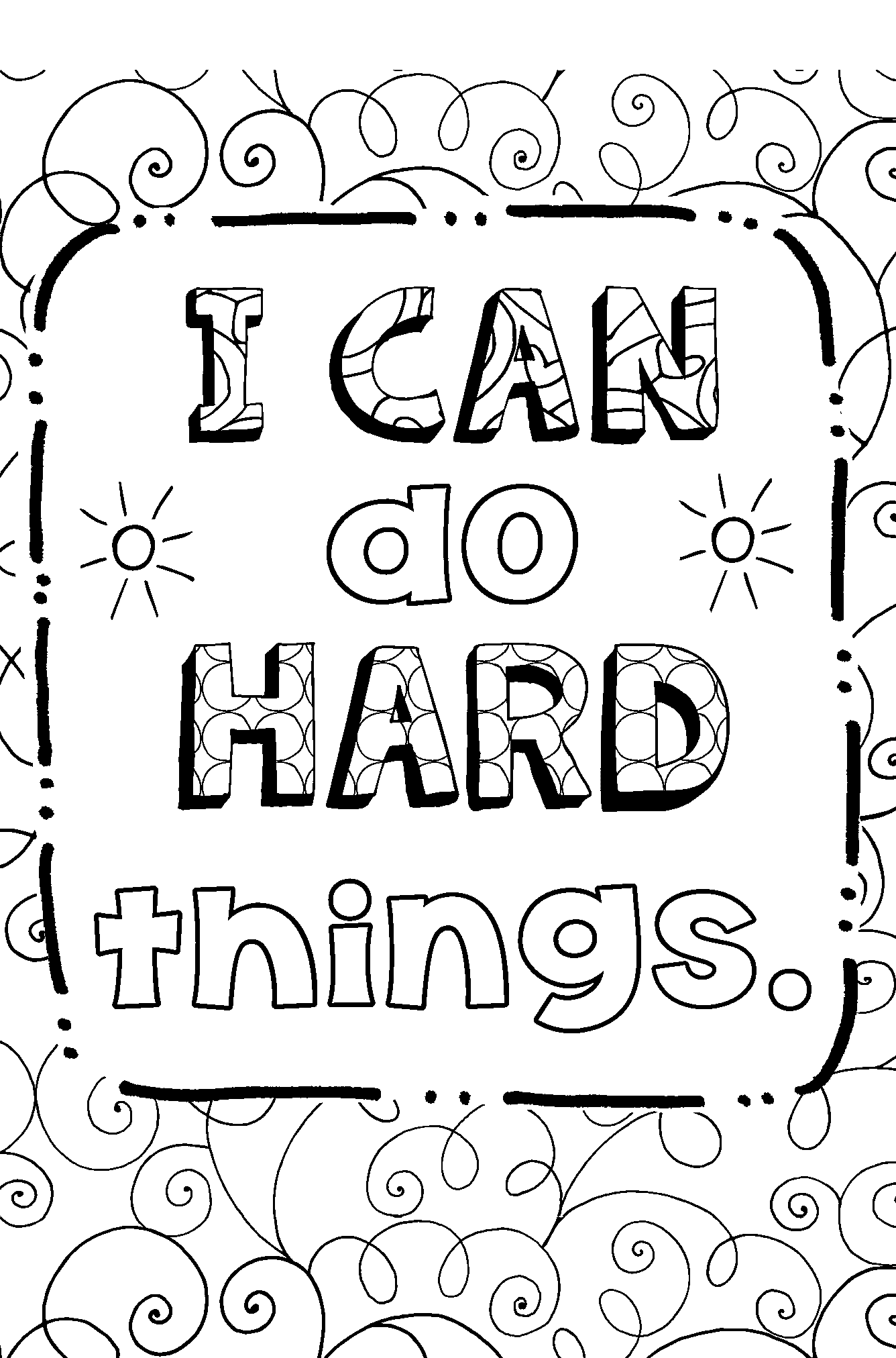 Growth Mindset Coloring Pages