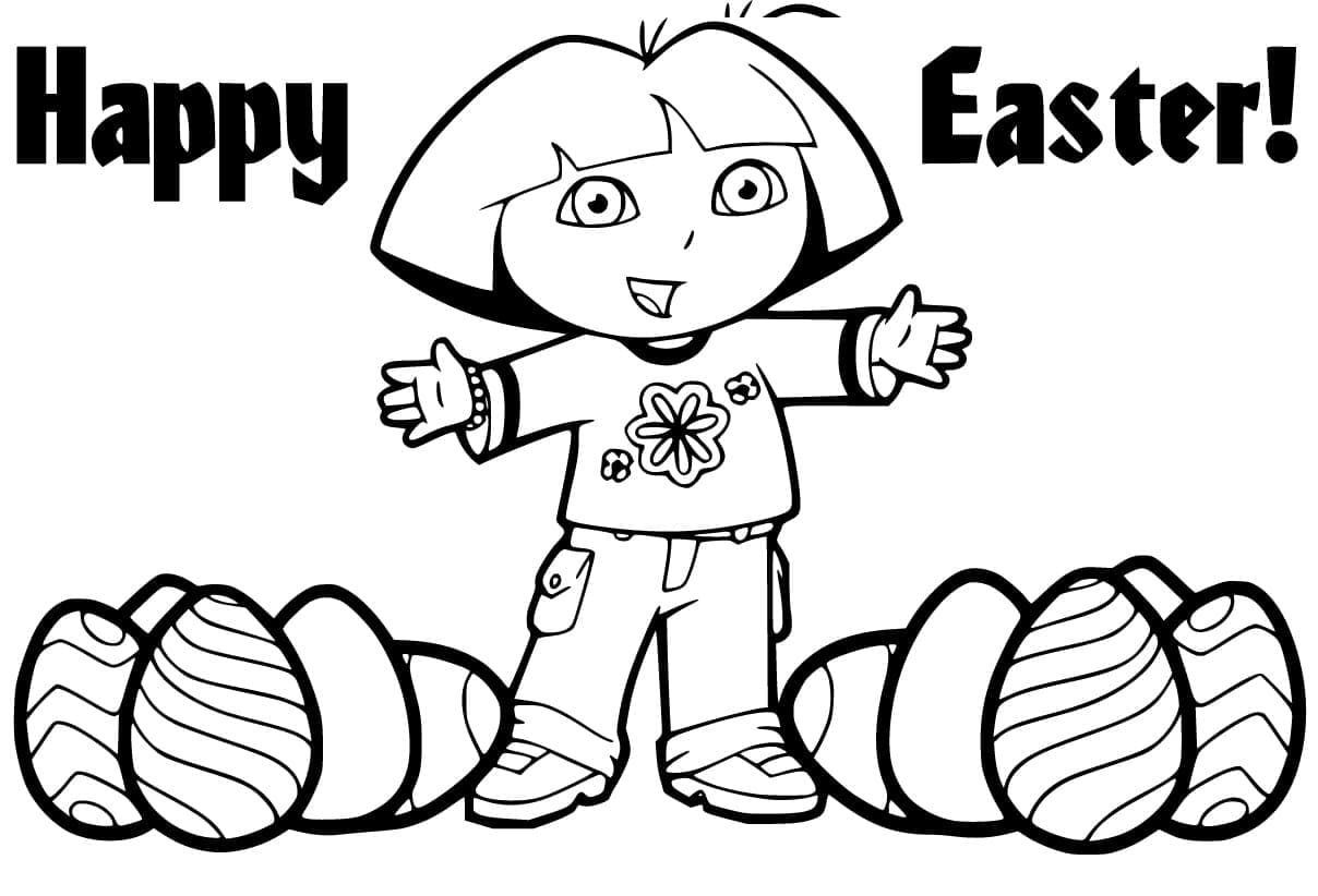 Happy Easter With Dora For Image