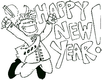 Happy New Year 2023 Image For Children