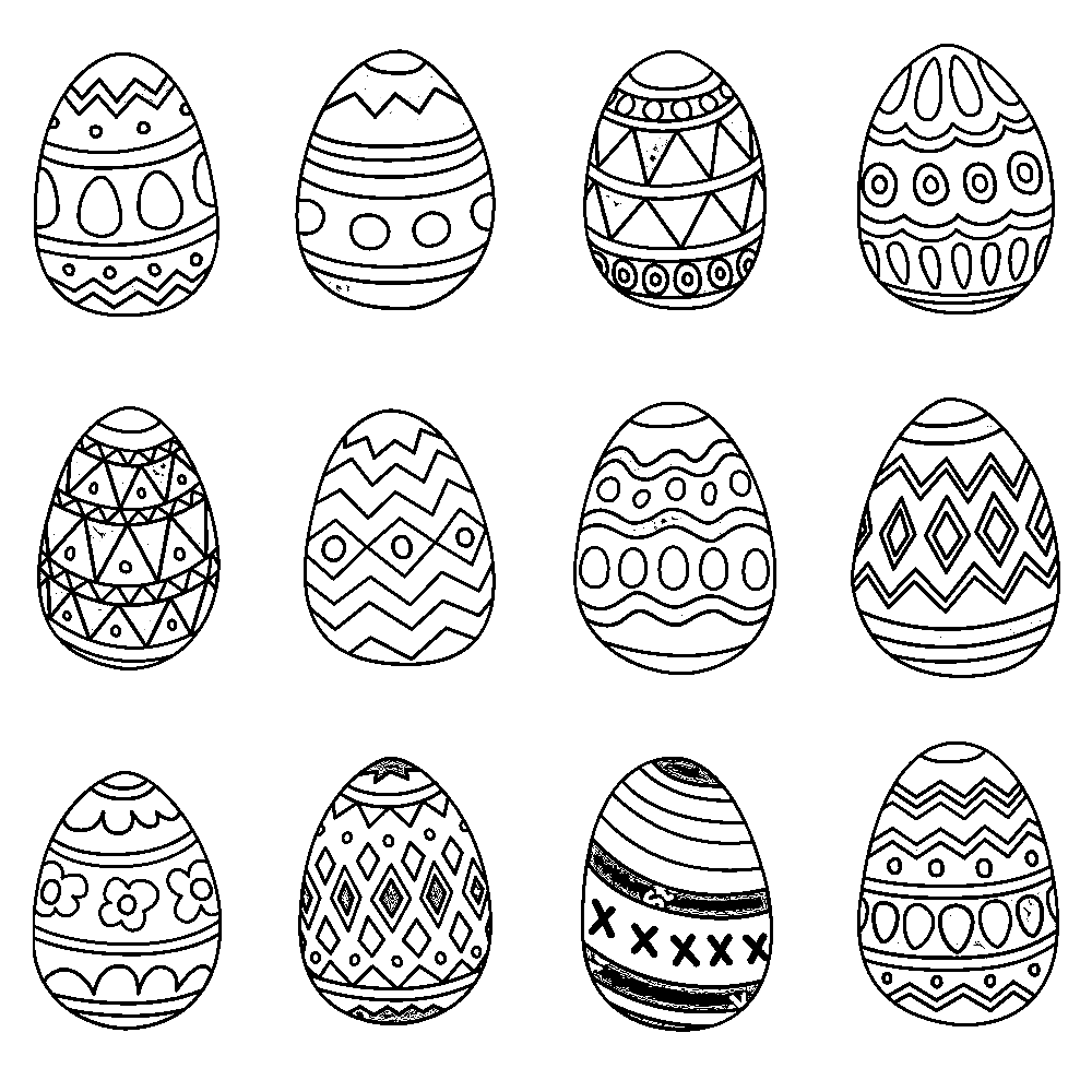 Image Of Easter Coloring Page