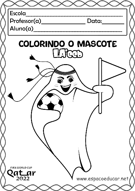 Image Of FIFA Coloring Page