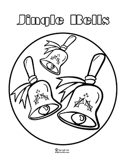 Jingle Bells Drawing For Children Coloring Page