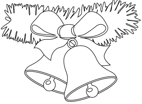 Jingle Bells Image Coloring Page