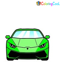 Lamborghini Drawing Is Made In 12 Easy Steps