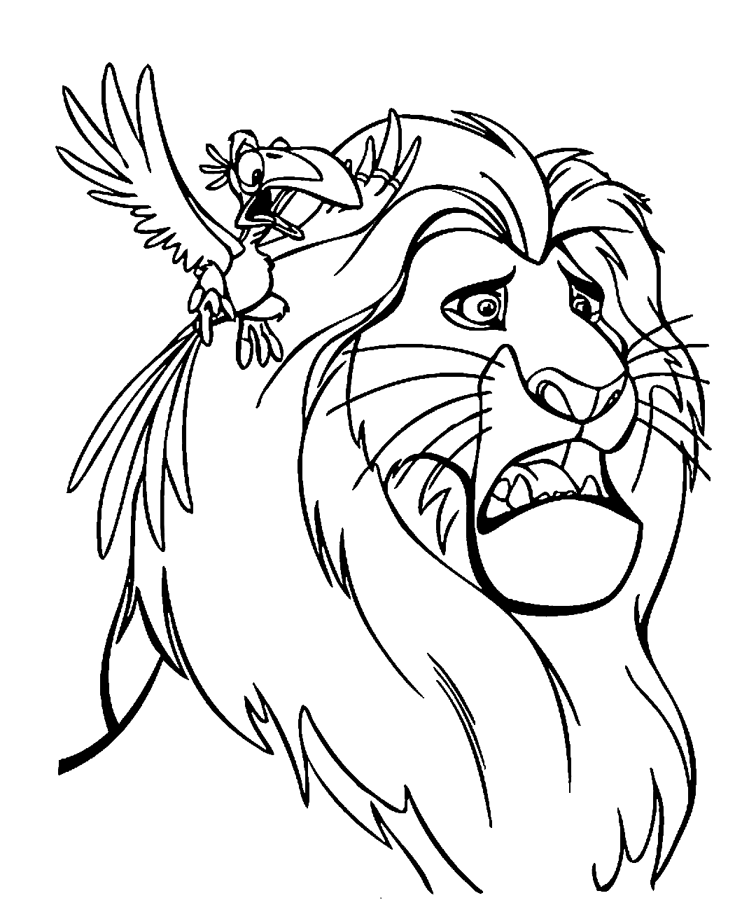 Lion King Coloring Pages