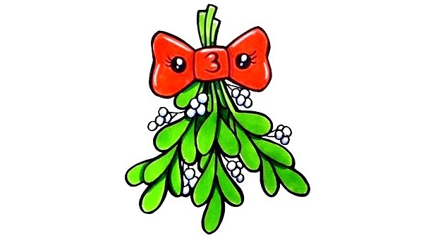 Mistletoe drawing-9