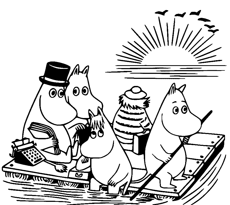 Moomin Coloring Pages
