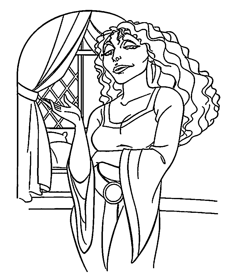 Mother Gothel Coloring Pages