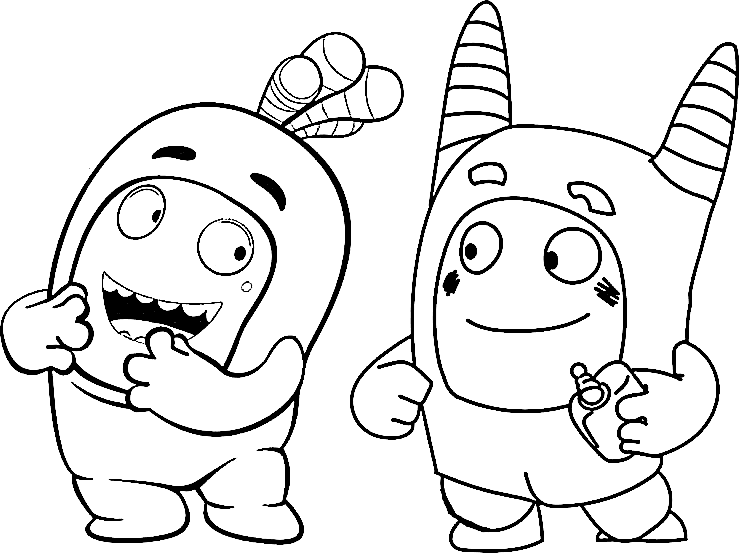 Oddbods Coloring Pages