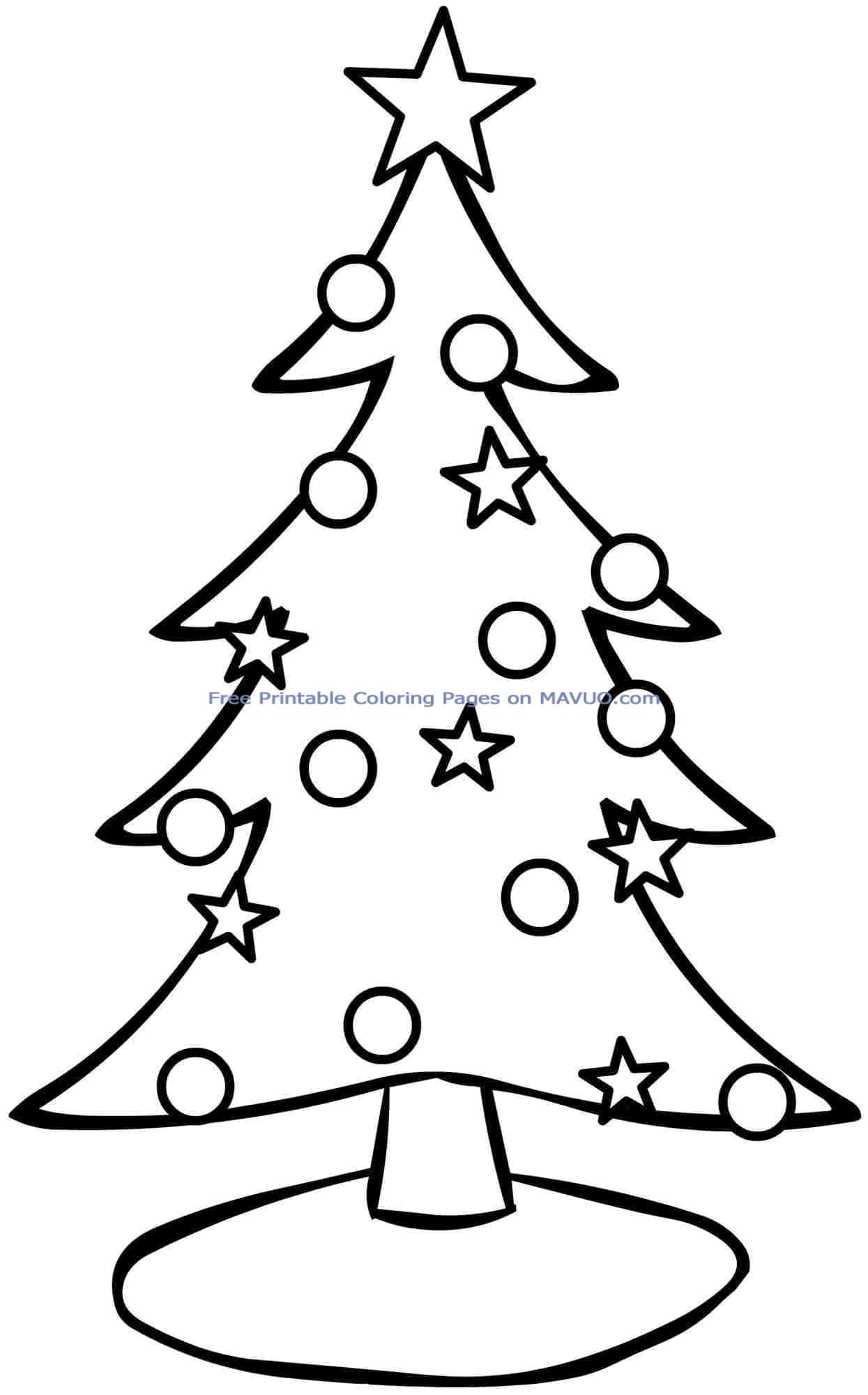 Picture Of Christmas Lights Coloring Page