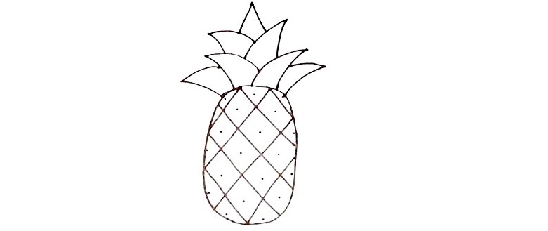 Pineapple-Drawing-5
