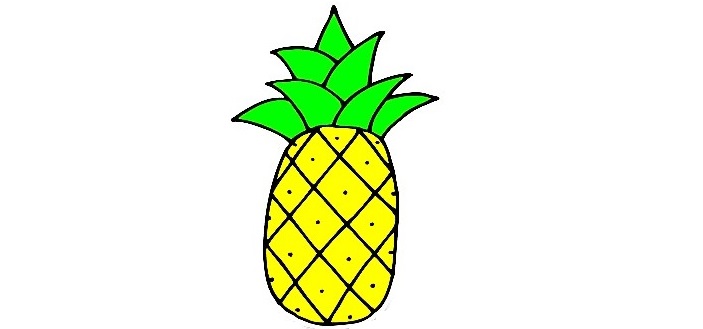 Pineapple-Drawing-6