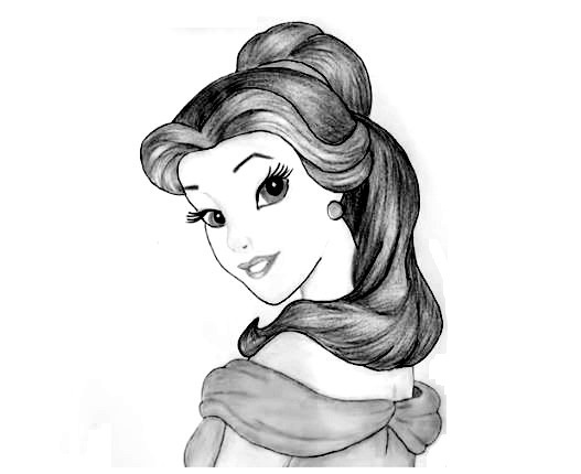 Princess-Belle-Drawing-5