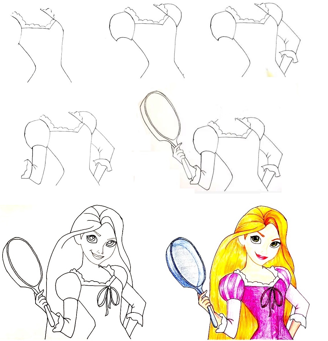Rapunzel-Drawing