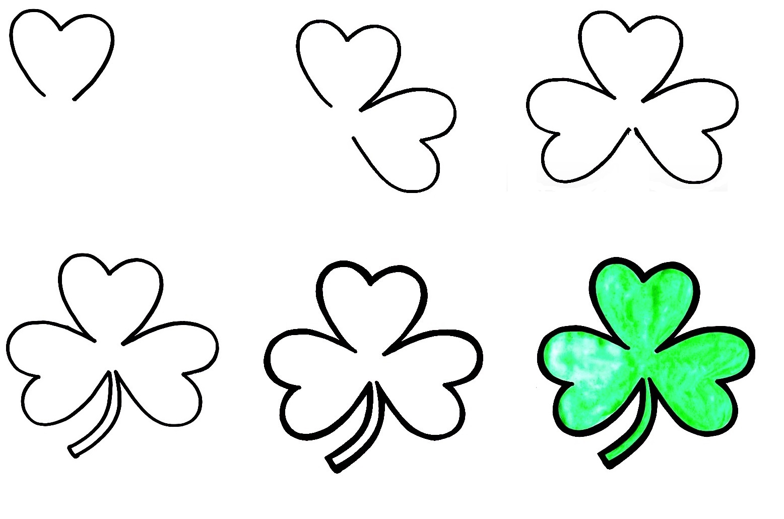 Shamrock-Drawing