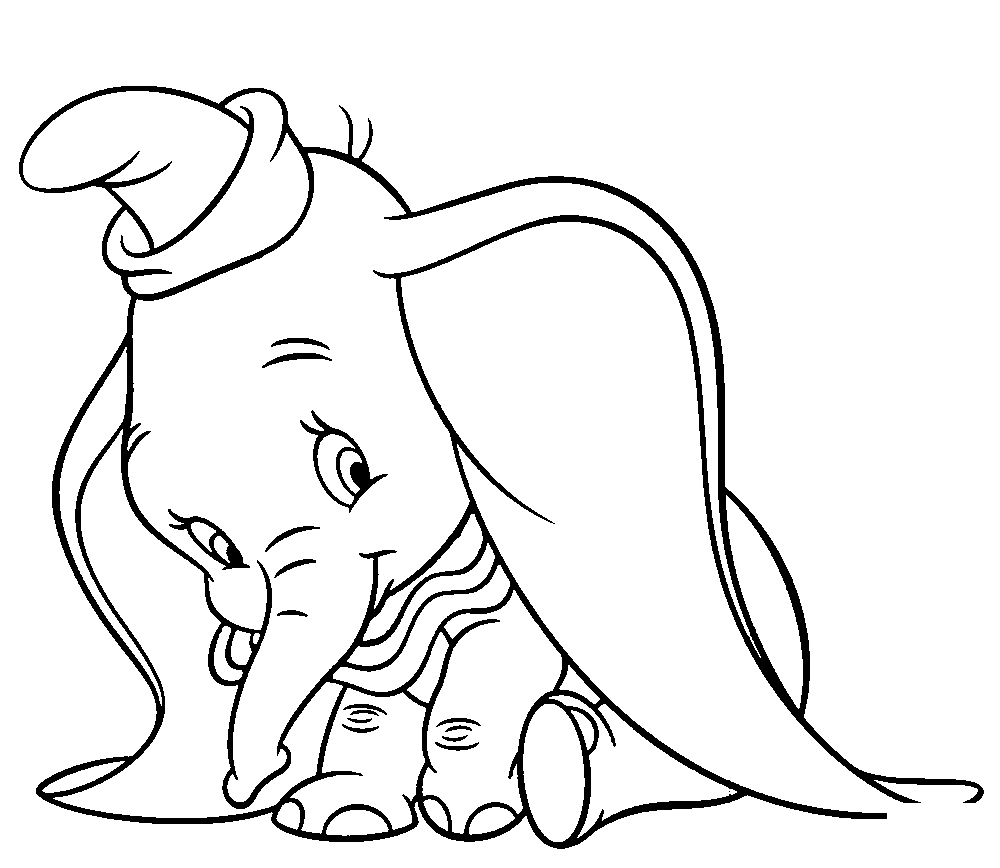 Dumbo Coloring Pages