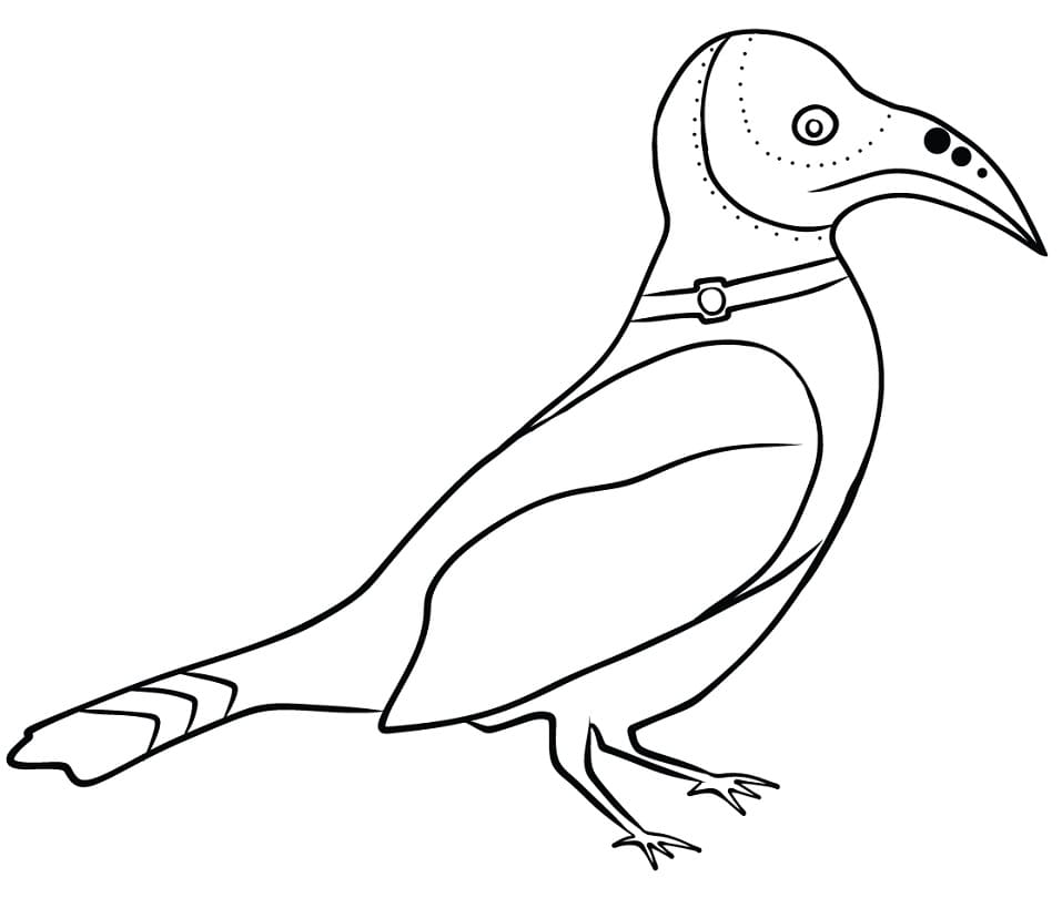Ravens Coloring Pages