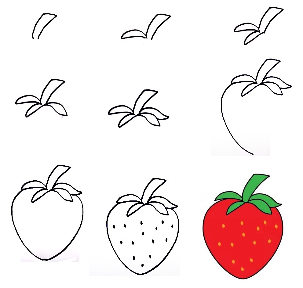 Strawberry-Drawing