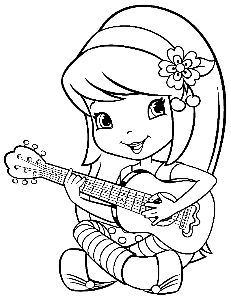 Strawberry Shortcake Coloring Pages