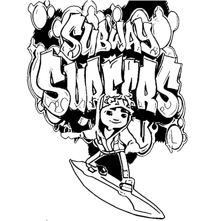 Subway Surfers Coloring Pages