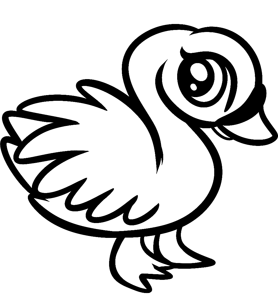 Swans Coloring Pages