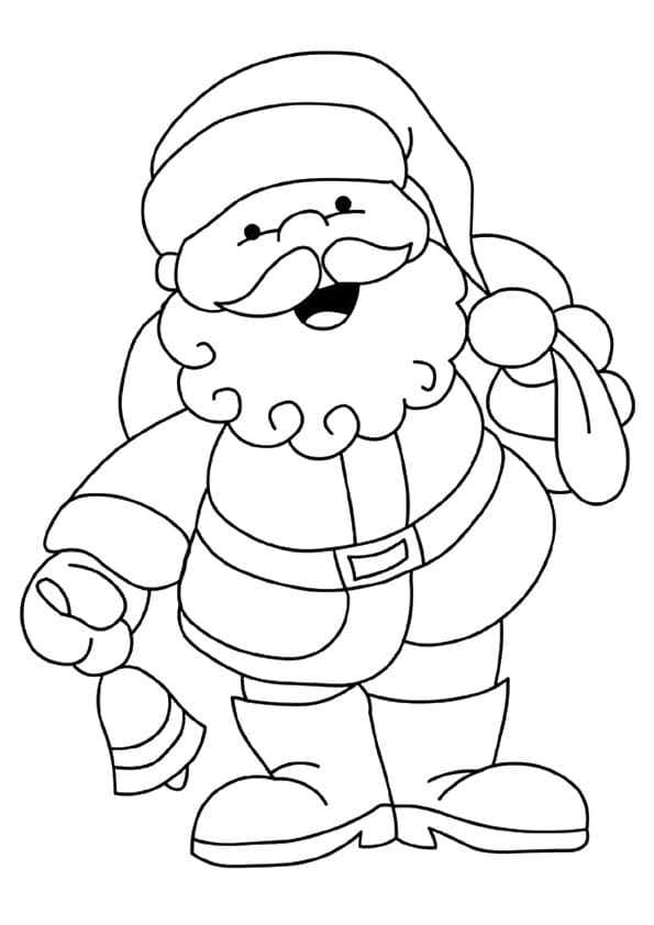 The Santa Claus With A Lovely Bell For Kids