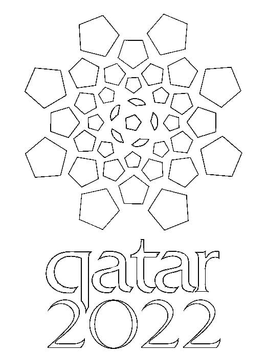 World Cup Qatar 2022 Coloring Page