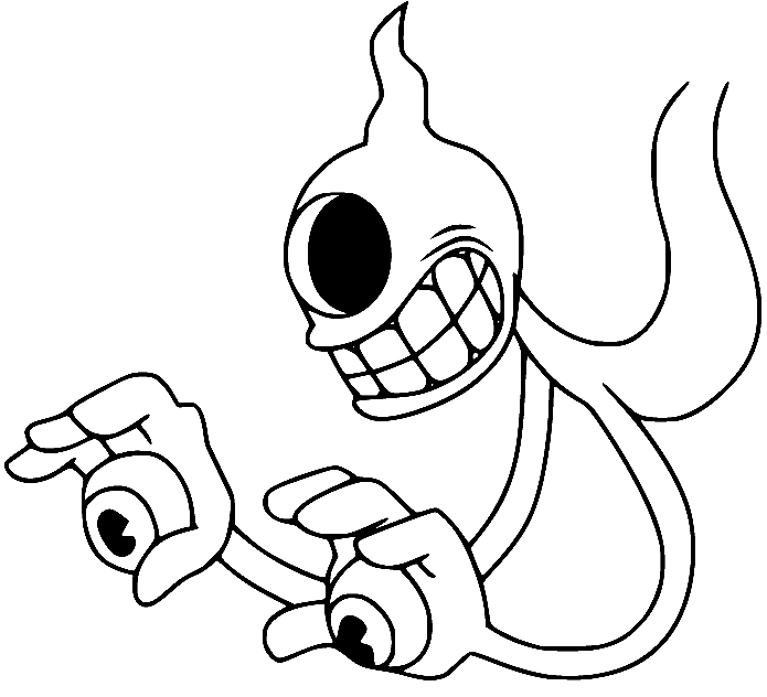 Blind Specter Coloring Page