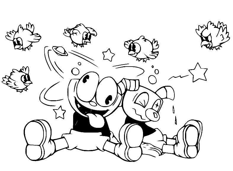 Cuphead And Mugman Are Dizzy