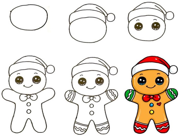 Gingerbread-Man-Drawing