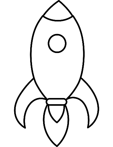 Rocket Printable Coloring Page