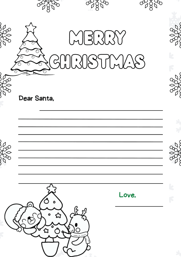 Santa Letter For Kids