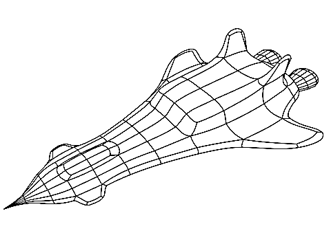 Sci Fi Spaceship Image For Children Coloring Page