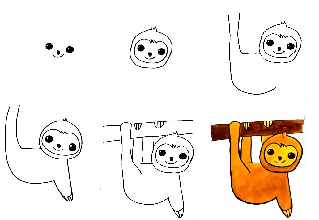 Sloth-Drawing