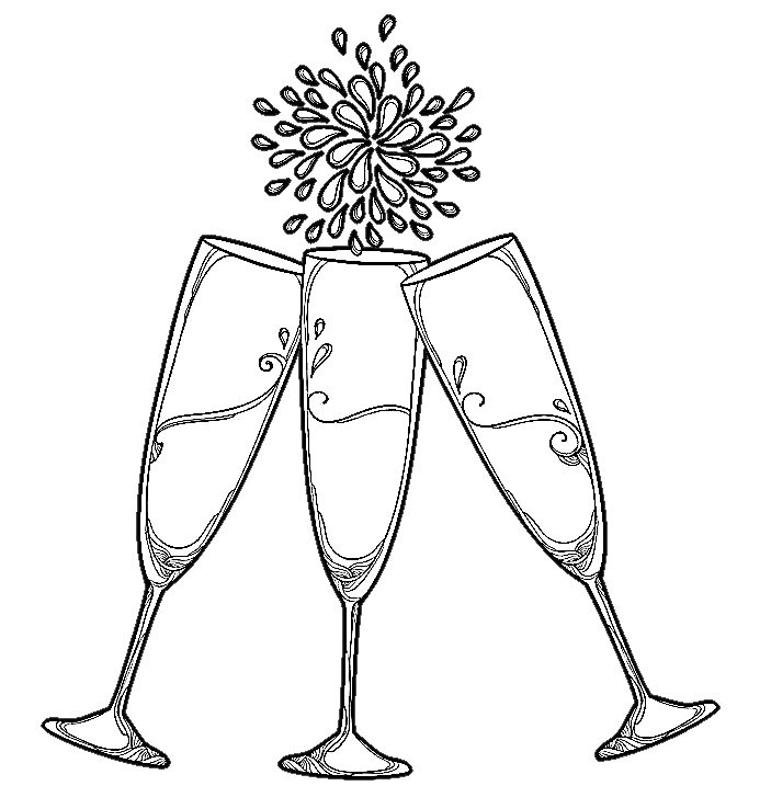 Wine Glass Merry Christmas 2023