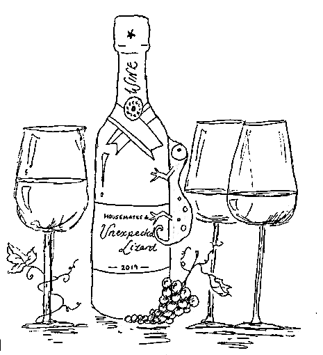 Wine Glass Picture Coloring Page