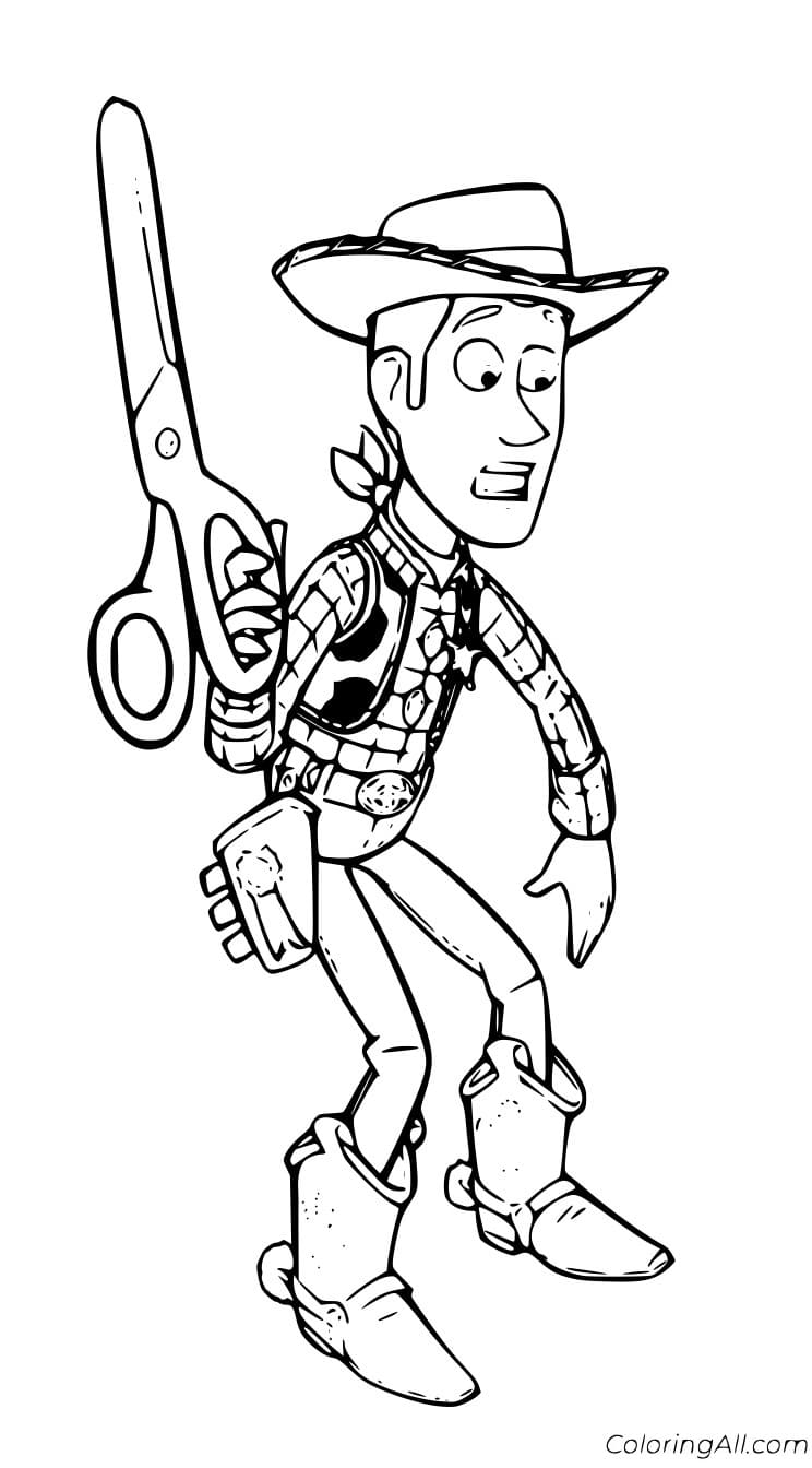 Woody Holds A Scissor